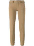 Barba Cropped Trousers, Women's, Size: 30, Nude/neutrals, Cotton/spandex/elastane