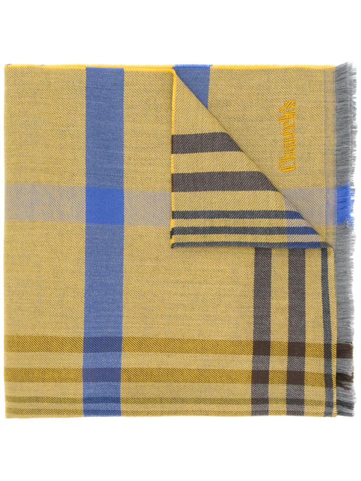 Church's Checked Scarf - Yellow & Orange