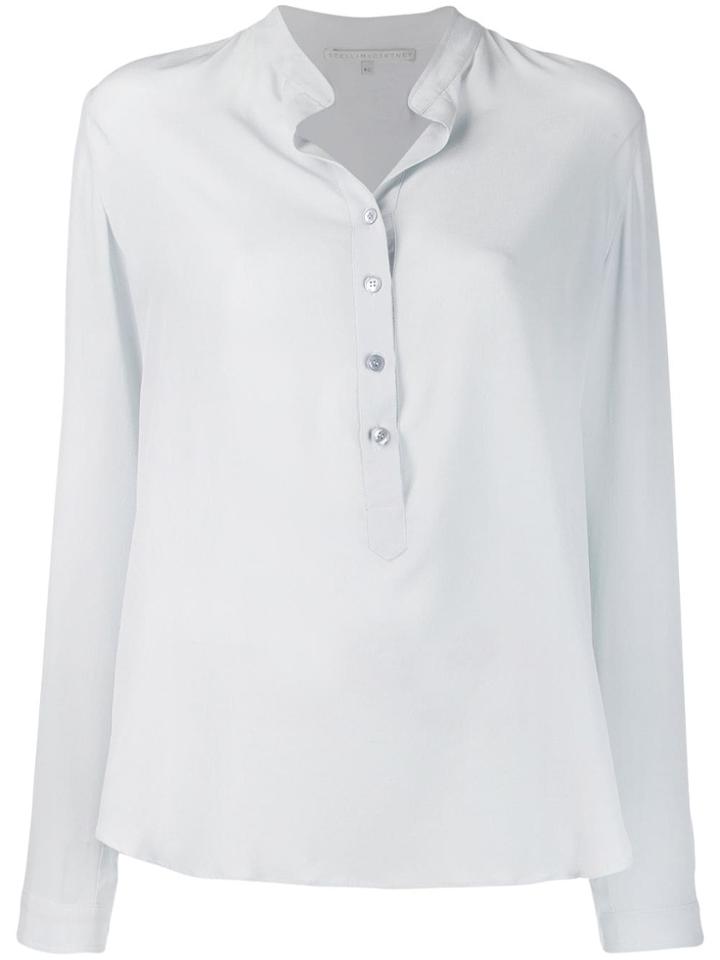 Stella Mccartney Band Collar Blouse - Blue