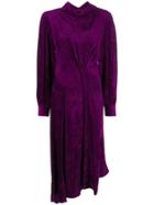 Isabel Marant Corduroy Midi Dress - Purple