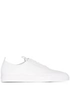 Grenson White Leather Low Top Sneakers