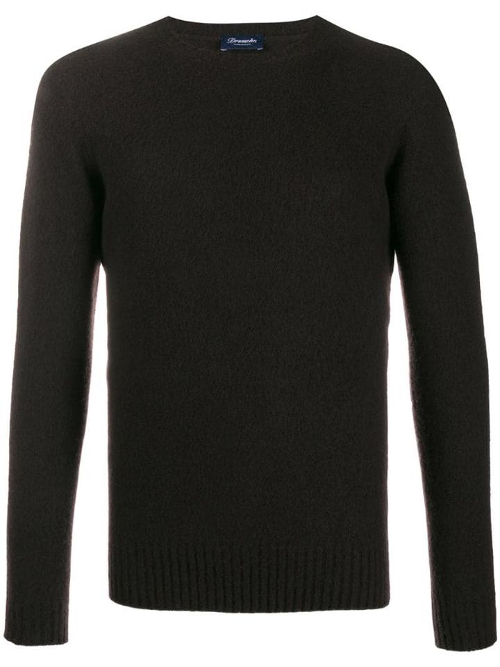 Drumohr Slim Fit Jumper - Brown