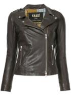 S.w.o.r.d 6.6.44 Fitted Biker Jacket - Black