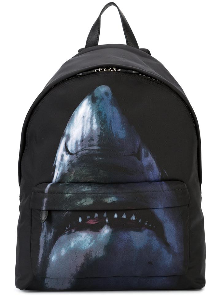 Givenchy Shark Print Backpack - Black