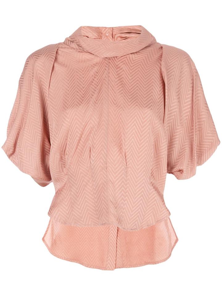 Rachel Comey Abound Chevron Printed Blouse - Neutrals