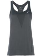 Nike - Zonal Cooling Relay Tank - Women - Polyester - M, Grey, Polyester