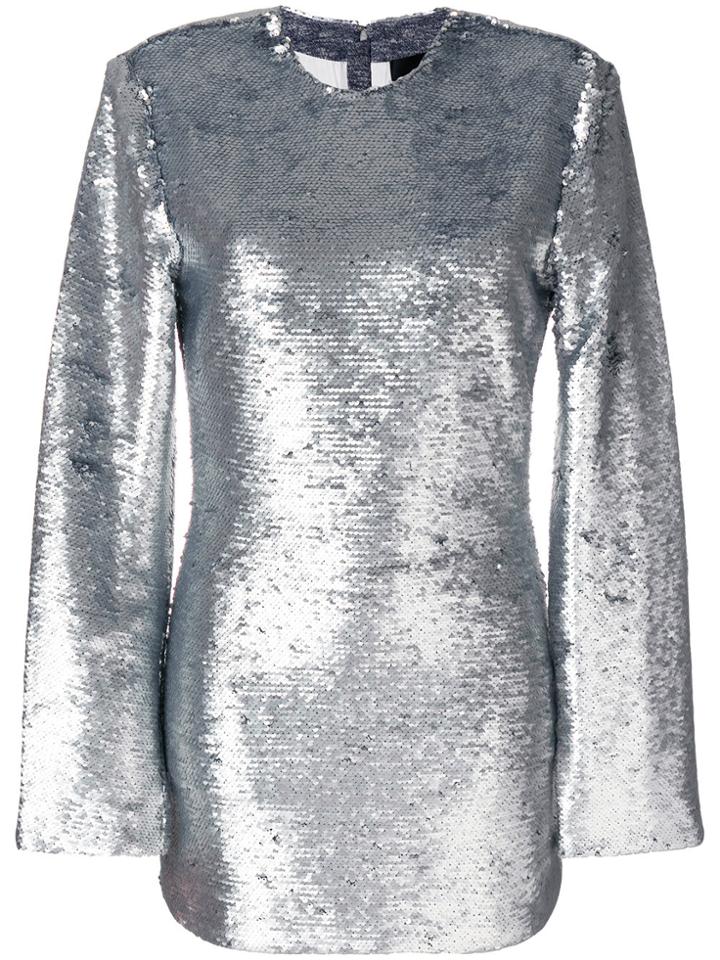 Rta Glitter Mini Dress - Metallic