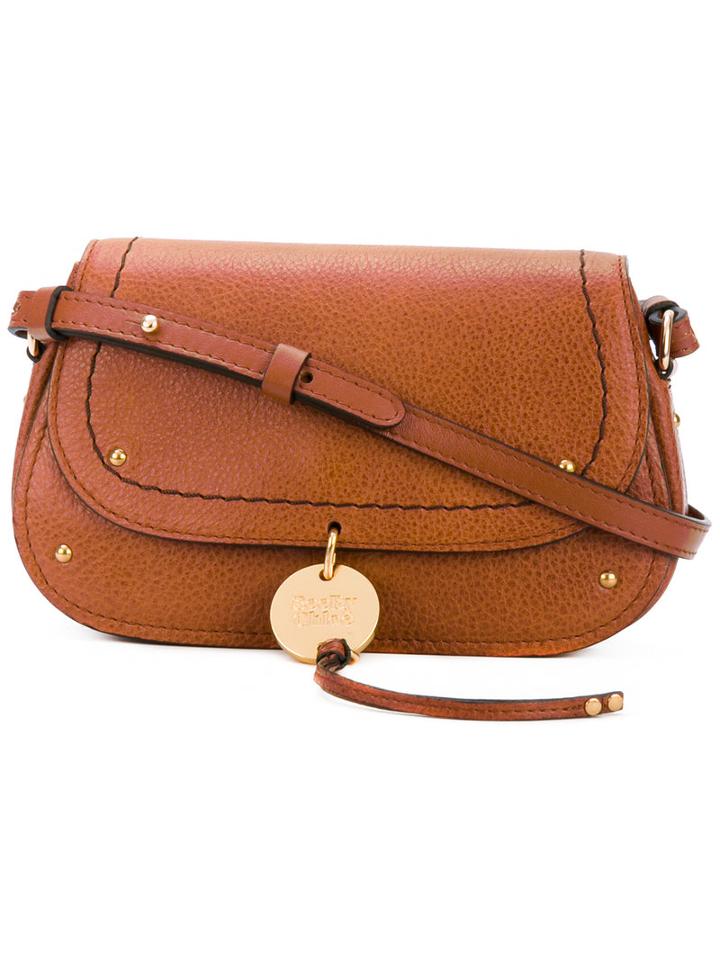 See By Chloé - Cross Body Bag - Women - Calf Leather/cotton - One Size, Brown, Calf Leather/cotton