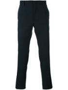 Fendi Tailored Trousers, Men's, Size: 54, Blue, Viscose/cotton/spandex/elastane