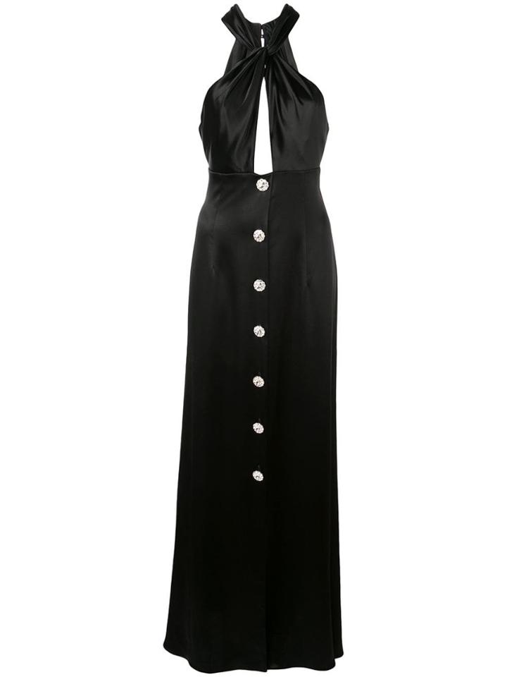 Jill Jill Stuart Embellished Button Dress - Black