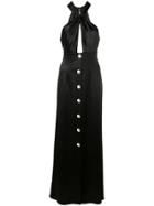 Jill Jill Stuart Embellished Button Dress - Black