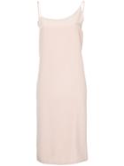 Kacey Devlin Asymmetric Mid Wrap Dress - Pink & Purple
