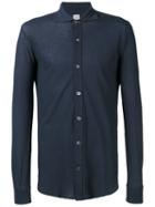 Eleventy - Buttoned Shirt - Men - Cotton - M, Blue, Cotton