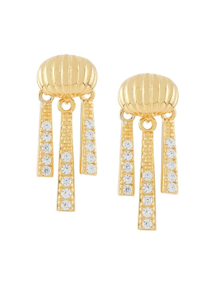 V Jewellery Priscilla Earrings - Metallic