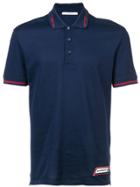 Givenchy Logo Patch Polo Shirt - Blue