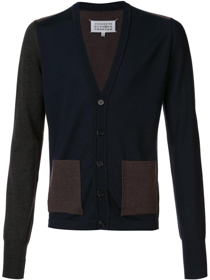 Maison Margiela Contrast Colour Panel Cardigan