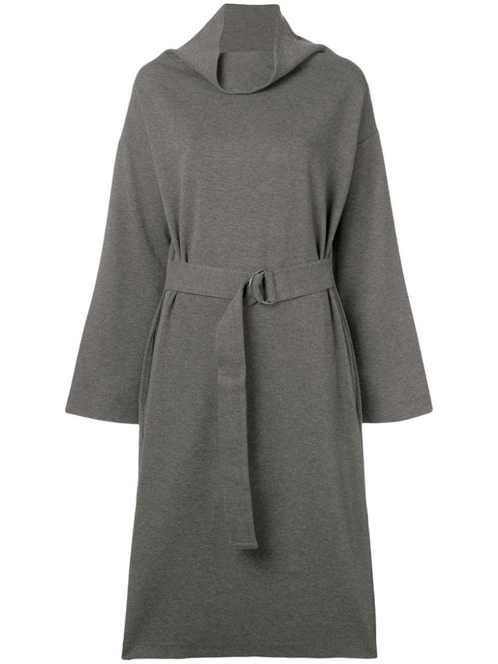 Joseph Belted Turtleneck Dress - Black