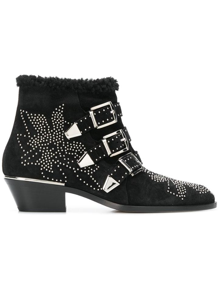 Chloé Chloé Chc18w13438 1 Furs & Skins->sheep Skin/shearling - Black