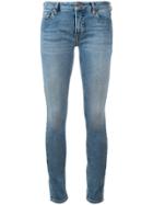Off-white Super Skinny Cropped Jeans - Blue