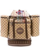 Gucci Gg Large Backpack - Brown