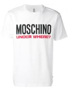 Moschino Under Where Print T-shirt - White