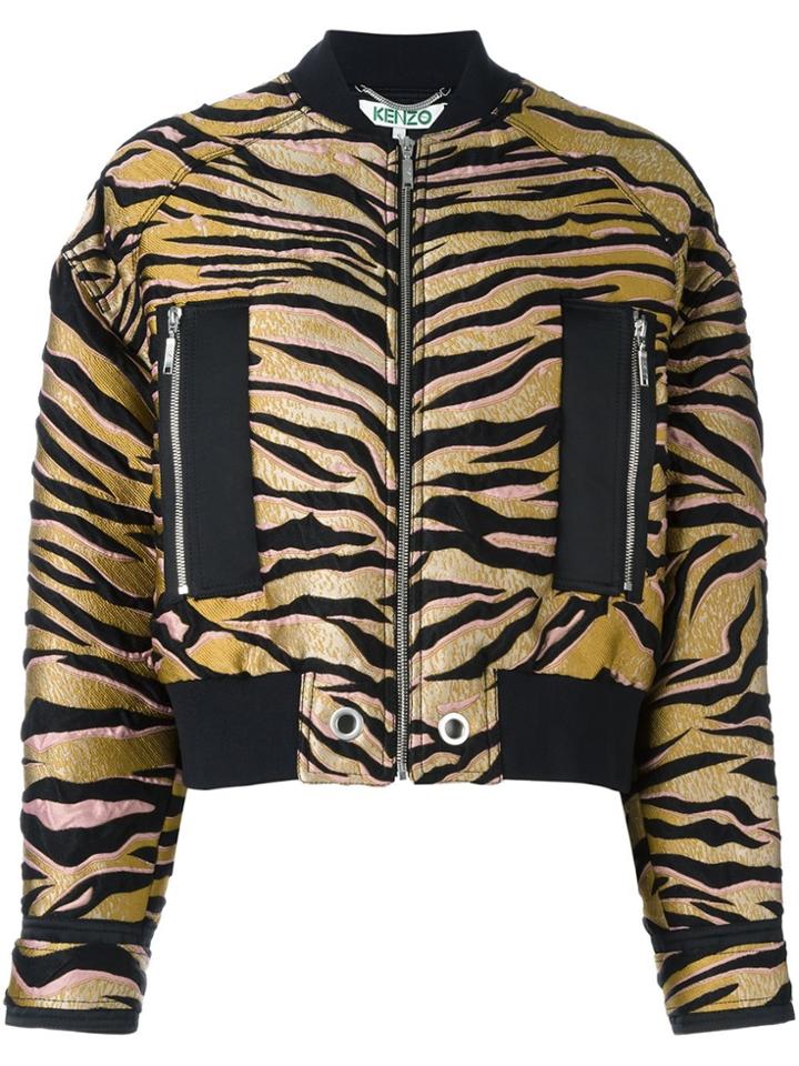 Kenzo 'tiger' Bomber Jacket - Black