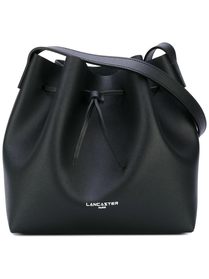 Lancaster Crossbody Bucket Bag - Black