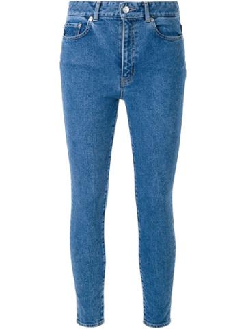 Me & Mr. Gentleman Me & Mr. Gentleman X Cityshop Skinny Jeans, Women's, Size: Medium, Blue, Cotton/polyurethane