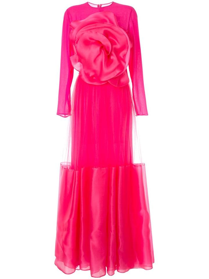 Costarellos Floral Embellished Maxi Dress - Pink