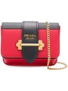 Prada Cahier Crossbody Bag - Red