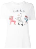 Unfortunate Portrait 'get Lo' T-shirt, Women's, Size: Small, White, Cotton