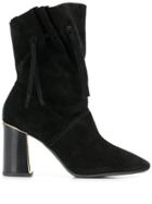 Tory Burch Pointed Toe Boots - Black