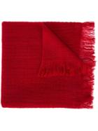 Isabel Marant Étoile Zali Scarf, Women's, Red, Cashmere/wool