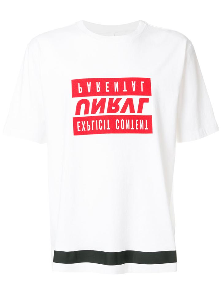 Unravel Project Explicit Skate T-shirt - White