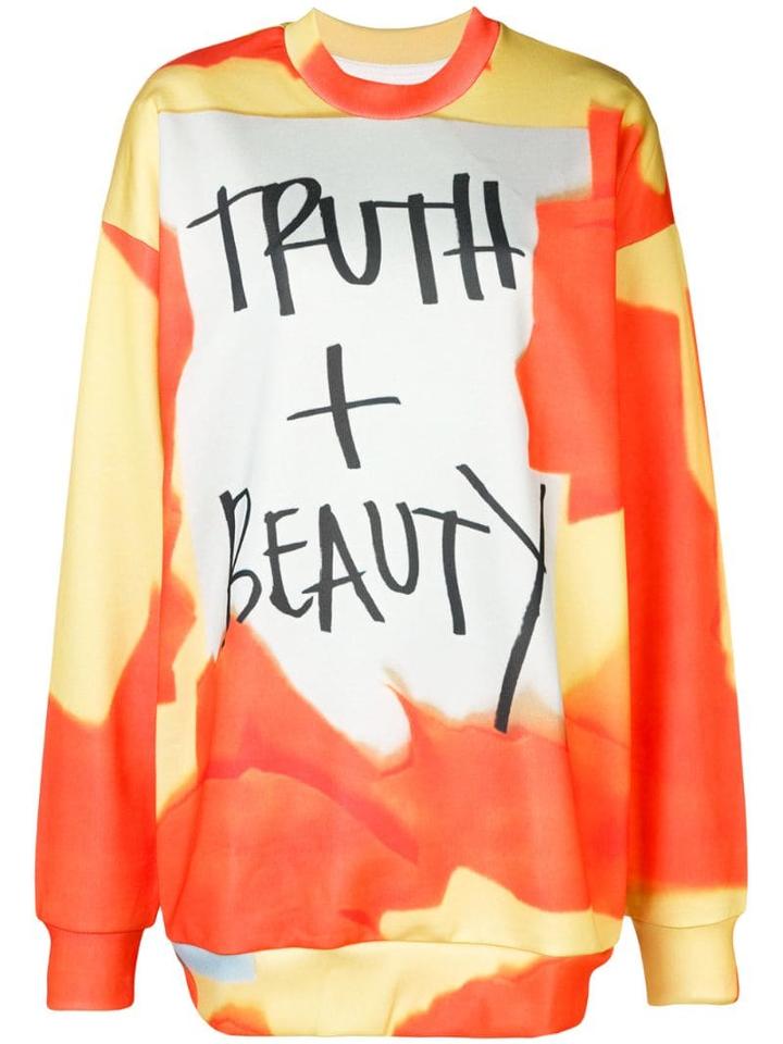 Marques'almeida Slogan Sweater - Yellow