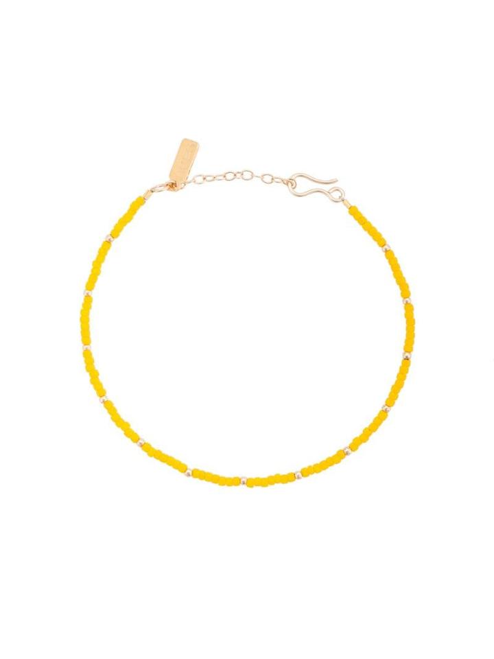 Hues Bead Single Bracelet - Yellow