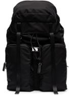 Prada Two Pocket Backpack - Black