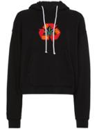 Moschino Question Mark Vinyl Motif Hoodie - Black