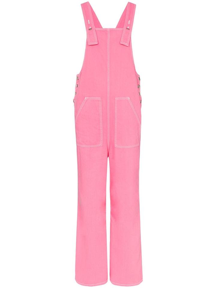Sjyp Alin1 Denim Jumpsuit - Pink