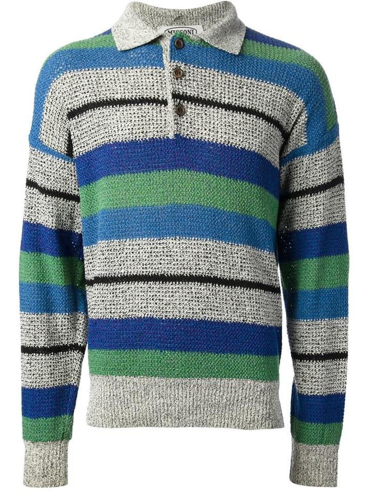 Missoni Vintage Striped Polo Shirt