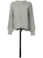 Maison Mihara Yasuhiro Tie Back Jumper - Grey