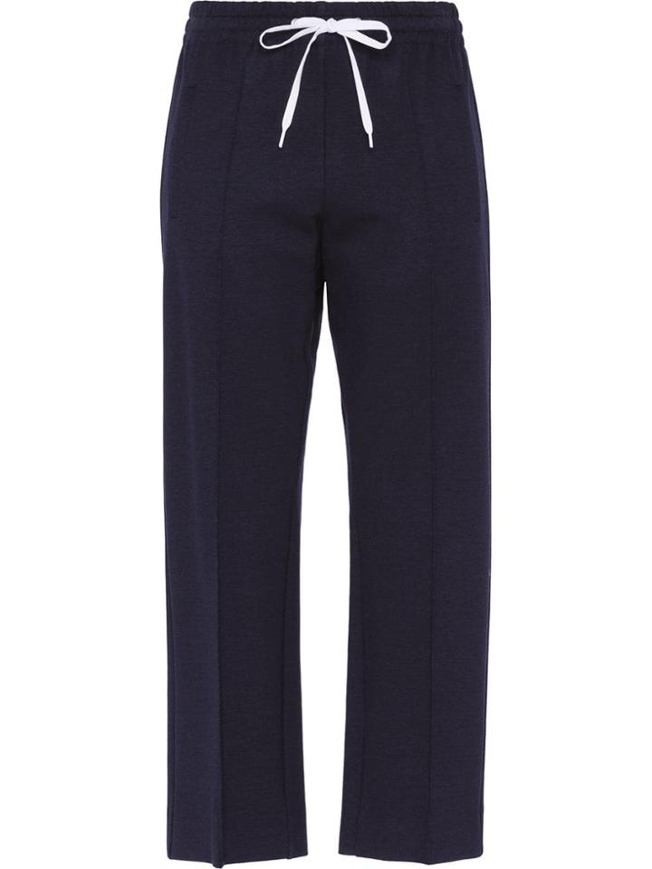 Miu Miu Straight-leg Track Pants - Blue