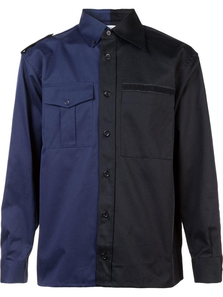 Gosha Rubchinskiy Contrasting Shirt - Black