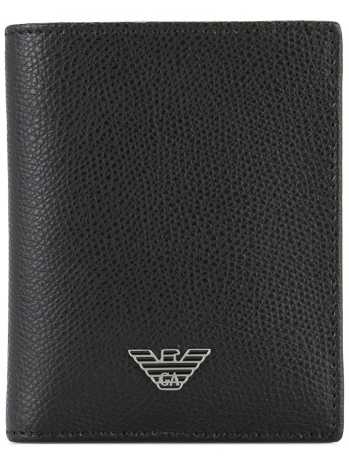 Armani Collezioni Vertical Wallet - Black