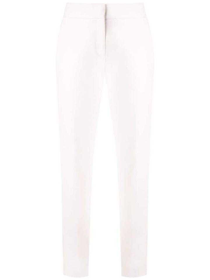 Andrea Marques Side Pockets Straight Trousers - White