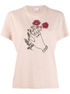 Red Valentino X Poppy's Papercut's Graphic Print T-shirt - Neutrals