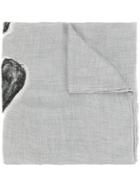 Faliero Sarti Textured Heart Scarf - Grey