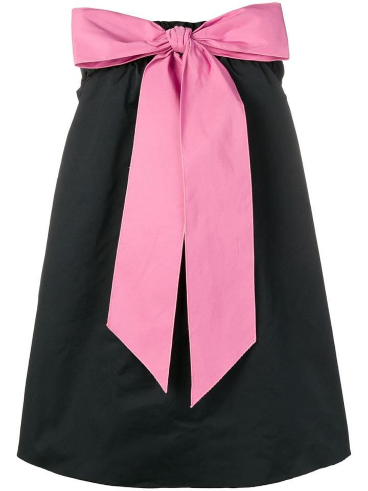 No21 Bow-detail Dress - Black