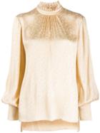 Vivetta Floral Pattern Blouse - Neutrals