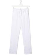 Il Gufo Drawstring Trousers - White